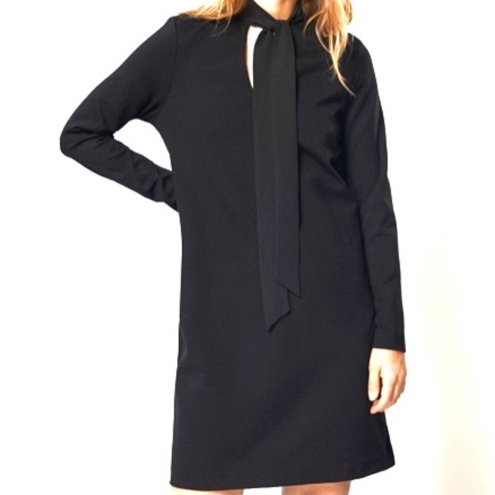 Massimo Tutti Dress With Tie Collar
